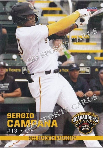 2022 Bradenton Marauders Sergio Campana