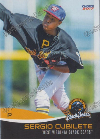 2017 West Virginia Black Bears Sergio Cubilete