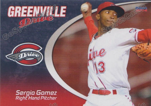 2014 Greenville Drive Sergio Gomez