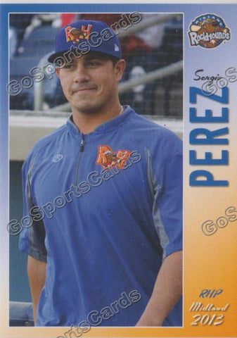 2013 Midland RockHounds Sergio Perez