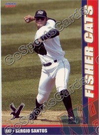 2007 New Hampshire Fisher Cats Sergio Santos