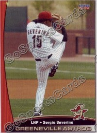 2005 Greeneville Astros Sergio Severino