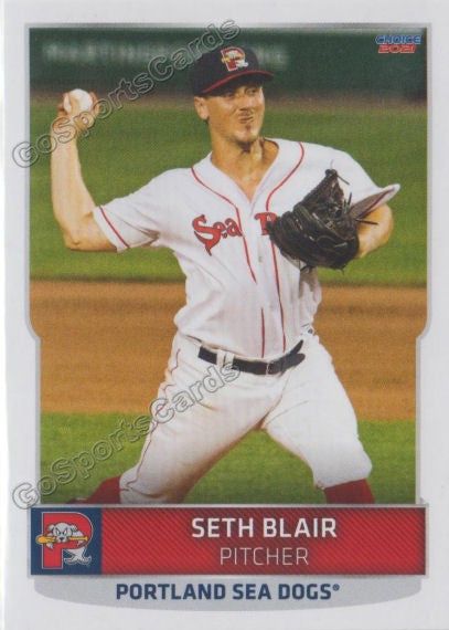 2021 Portland Sea Dogs Seth Blair