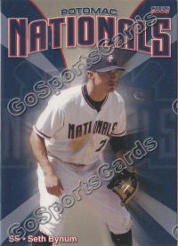 2008 Potomac Nationals Seth Bynum