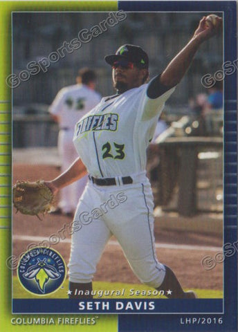 2016 Columbia Fireflies Seth Davis