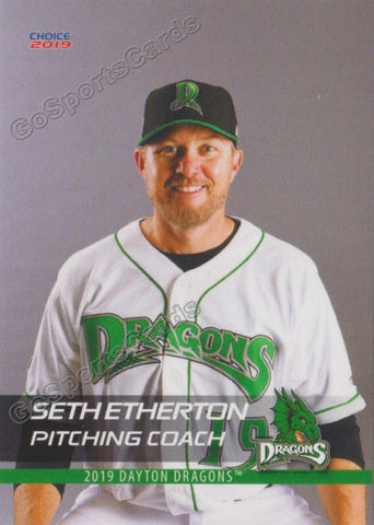 2019 Dayton Dragons Seth Etherton