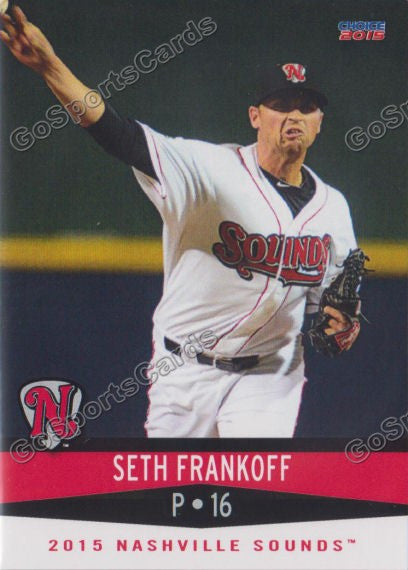 2015 Nashville Sounds Seth Frankoff