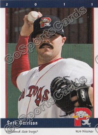 2011 Portland Sea Dogs Seth Garrison