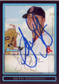 Seth Garrison 2009 Bowman Prospects (Autograph)