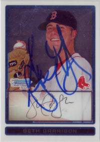 Seth Garrison 2009 Bowman Chrome (Autograph)