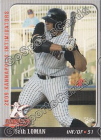 2009 Kannapolis Intimidators Seth Loman