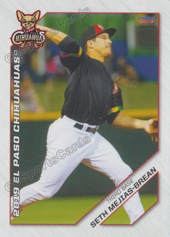 2019 El Paso Chihuahuas Seth Mejias Brean