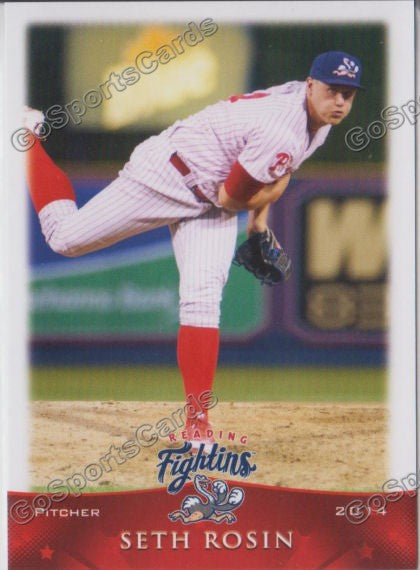 2014 Reading Fightin Phils Seth Rosin