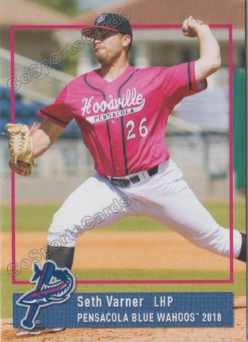 2018 Pensacola Blue Wahoos Seth Varner