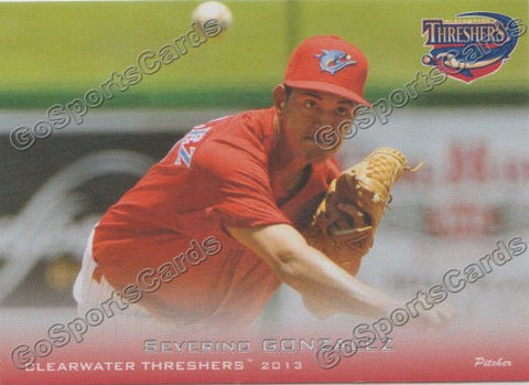 2013 Clearwater Threshers Severino Gonzalez