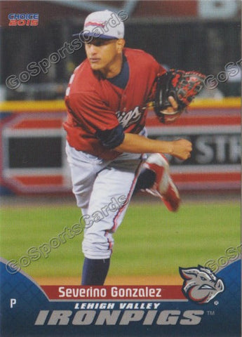 2015 Lehigh Valley IronPigs Severino Gonzalez 1st