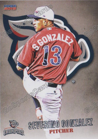 2015 Lehigh Valley IronPigs Severino Gonzalez 2nd