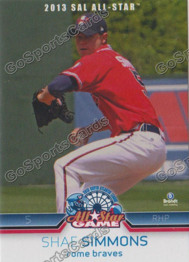 2013 South Atlantic League All Star SAL SD Shae Simmons