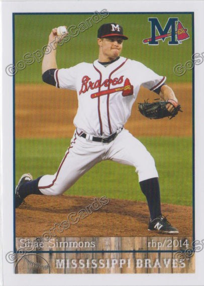 2014 Mississippi Braves Shae Simmons