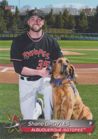 2018 Albuquerque Isotopes Shane Broyles