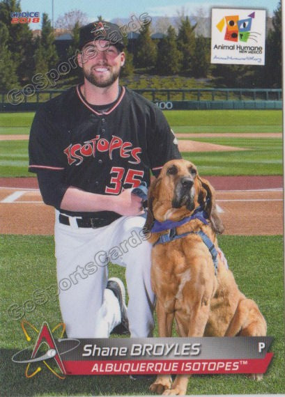 2018 Albuquerque Isotopes SGA Shane Broyles