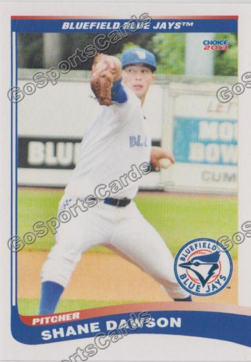 2013 Bluefield Blue Jays Shane Dawson