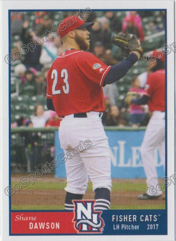 2017 New Hampshire Fisher Cats Shane Dawson