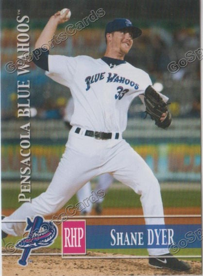 2014 Pensacola Blue Wahoos Shane Dyer