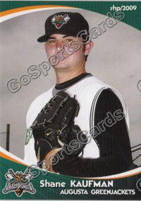 2009 Augusta GreenJackets Shane Kaufman