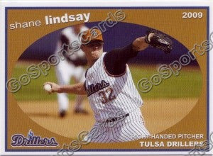 2009 Tulsa Drillers Shane Lindsay