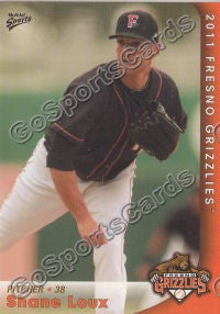 2011 Fresno Grizzlies Shane Loux
