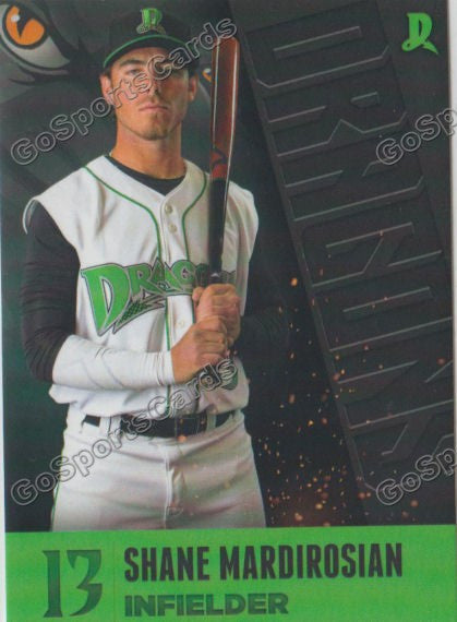 2016 Dayton Dragons Shane Mardirosian