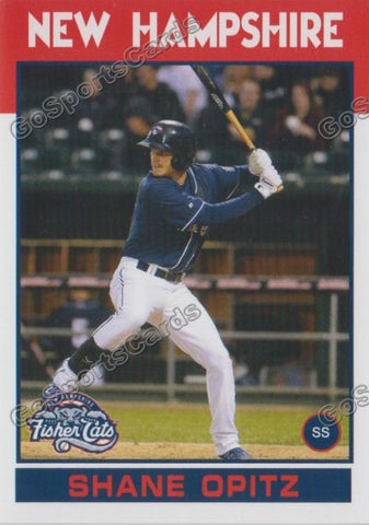 2016 New Hampshire Fisher Cats Shane Opitz