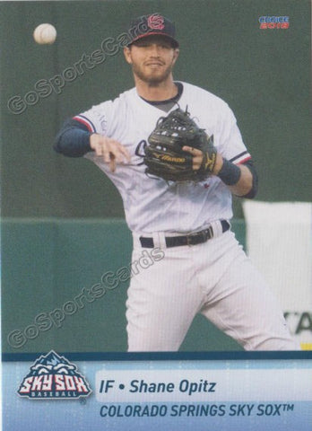 2018 Colorado Springs Sky Sox Shane Opitz