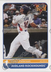 2012 Midland RockHounds Shane Peterson