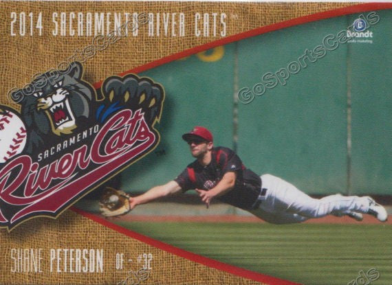 2014 Sacramento River Cats Shane Peterson