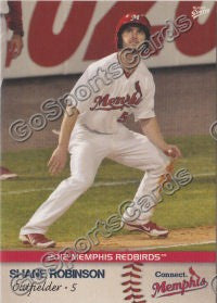 2012 Memphis Redbirds Shane Robinson