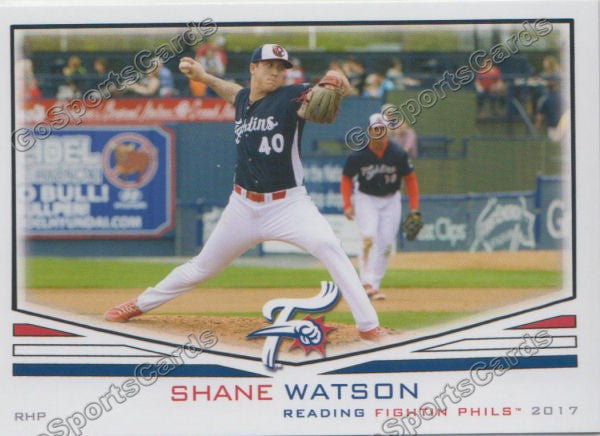 2017 Reading Fightin Phils Shane Watson