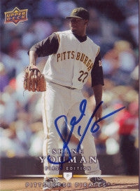 Shane Youman 2007 Upper Deck #203 (Autograph)