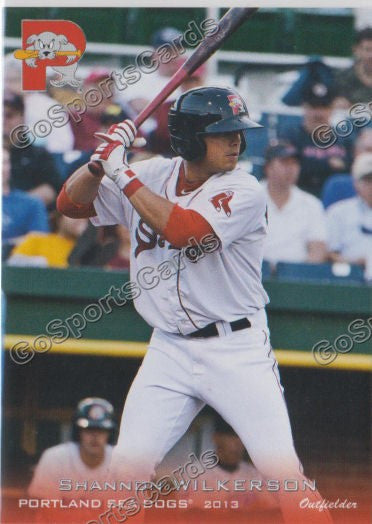 2013 Portland Sea Dogs Shannon Wilkerson