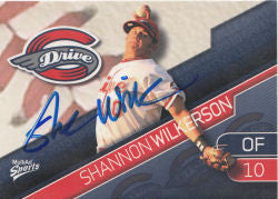 Shannon Wilkerson 2010 Greenville Drive (Autograph)