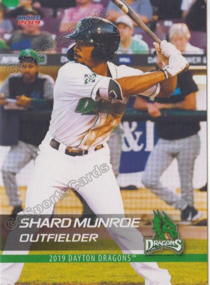 2019 Dayton Dragons Shard Munroe