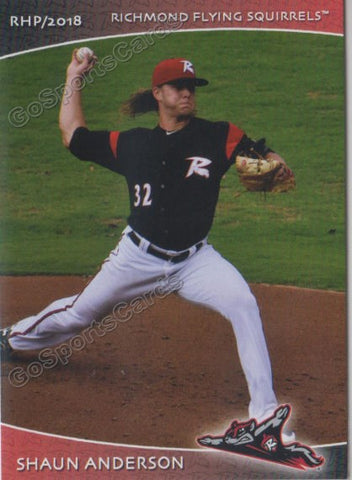 2018 Richmond Flying Squirrels Shaun Anderson
