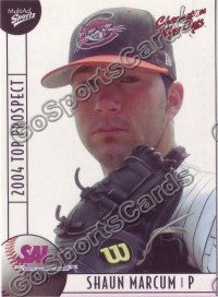 2004 South Atlantic League SAL Top Shaun Marcum