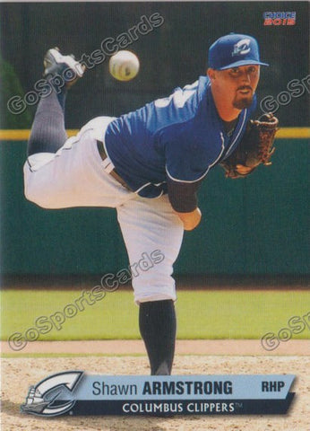 2015 Columbus Clippers Shawn Armstrong