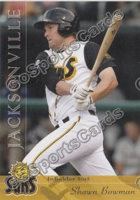 2012 Jacksonville Suns Shawn Bowman
