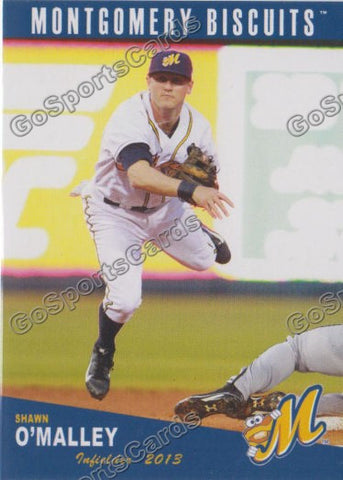 2013 Montgomery Biscuits Shawn O'Malley