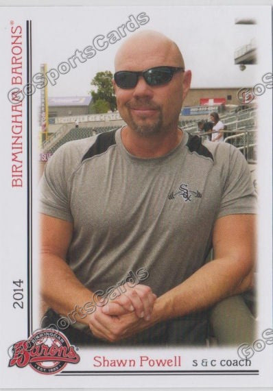 2014 Birmingham Barons Shawn Powell