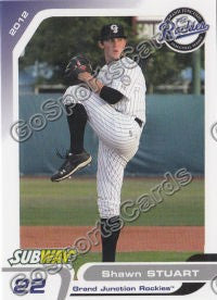 2012 Grand Junction Rockies Shawn Stuart