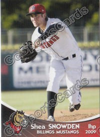 2009 Billings Mustangs Shea Snowden